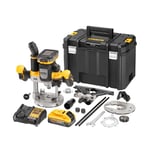 Håndoverfres DeWalt DCW620H2-QW; 18 V; 2x5,0 Ah batt.