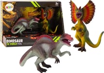 Dinosauriefigurer Spinosaurus Dilophosaurus 2El Lean Toys