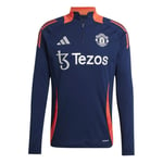 Manchester United Träningströja Tiro 24 - Navy/Röd - adidas, storlek Large