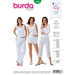 Burda 7966 - Pysjbukse EUR: 38-50, US: 12-24