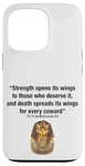 Coque pour iPhone 13 Pro The Egyptian Pharaoh King Tut Mask Tutankhamun Quotes