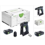 Cxs 18 Perceuse-visseuse sans fil 18 v 40 Nm Brushless + 1x batterie 3,0 Ah + Systainer - sans chargeur - Festool