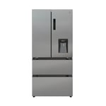 Hoover H-FRIDGE 700 MAXI 432 Litre French Style American Fridge Free HSF818EXWDK