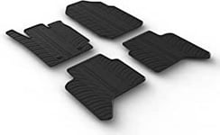 Gummimattor lampliga for Ford Ranger Double Cab 52013 4delad