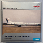 Herpa 1/500 - 514750 AEROFLOT Ilyushin IL-62 with Registration - NEUF