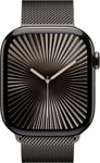 Apple Watch Series 10 GPS + Cellular 46mm Slate Titanium Case with Slate Milanese Loop - M/L