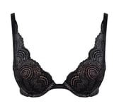 Wonderbra Glamour Triangle Bra B75 Svart