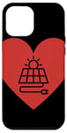 Coque pour iPhone 12 Pro Max Panneau Solaire En Forme De Coeur Symbole De L'amour