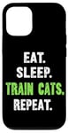 iPhone 12/12 Pro EAT. SLEEP. TRAIN CATS. REPEAT. Cat Trainer Case