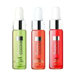 3-pack - Nagelbandsolja - Melon, Äpple, Jordgubb - 15ml multifärg