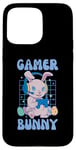 Coque pour iPhone 15 Pro Max Lapin de jeu de Pâques - Design de jeu de Pâques pour garçons et filles