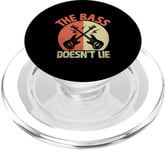 The Bass Doesn't Lie Bassist Player Musician Band PopSockets PopGrip for MagSafe