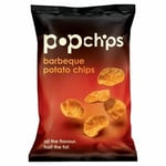 Popchips Barbeque Popped Potato Crisps 85g - Pack of 2