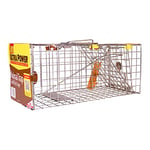 Defenders STV076 Piège pour animaux (cage sans cruauté pour écureuils et petits animaux sauvages, utilisation en intérieur et extérieur), transparent