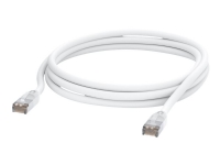 Ubiquiti UniFi - Patch-kabel - RJ-45 (hane) till RJ-45 (hane) - 3 m - 6 mm - STP - CAT 5e - formpressad, utomhus, tvinnad, robust - vit