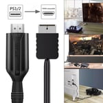 PS2 auf zu HDMI Converter 1080p HD TV Stick Adapter 3,5mm Kabel PlayStation 2