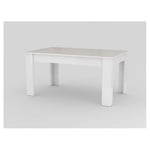 Table de séjour salle à manger extensible L140-190cm OSTUNI ardoise Taille unique