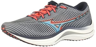 Mizuno Homme Wave Rebellion Chaussure de Course, India Ink Scuba Blue, 42 EU