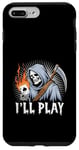 Coque pour iPhone 7 Plus/8 Plus Je jouerai à Grim Reaper Halloween