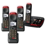 Panasonic KX-TGM424 Quad Big Button Cordless Phones