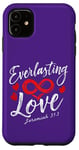 iPhone 11 Everlasting Love Jeremiah 31:3 Bible Verse Case