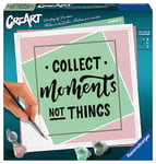 Ravensburger – CreArt format carré 20x20 cm – Moments – Loisir créatif – Peinture par numéros – Adulte - Activité détente et créative – Dès 12 ans – 20270 – Version française