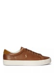 Polo Ralph Lauren Longwood Leather Trainers, Tan