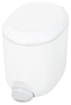 ADDIS Addis 4 Litre Pedal Bin - White & Grey