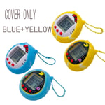 Coque De Protection En Silicone Pour Tamagotchi,Convient Également Aux Appareils Pac-Man Avec Anneau De Couleur - Type Blue And Yellow