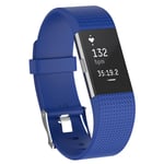 Fitbit Charge 2 Klockband i miljövänligt material - Storlek L Blå