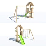 Aire de jeux en bois EASY XPLORER, Trigano