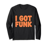 Funky Soul Music Vibes 70s Retro Vintage Album Lover Long Sleeve T-Shirt