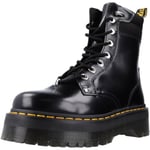 DR MARTENS Mixte 8 Eye Boot, Black Buttero & Black 100% Recycled Da PK Mesh, 41 EU