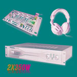 Pack sonorisation amplificateur 700W SA1000 + Table de mixage 4 voies 7 entrées + Casque