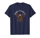 Star Wars Christmas Chewbacca Happy Holidays String Lights T-Shirt