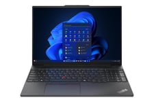 Lenovo ThinkPad E16 Gen 2 21MA Bärbar dator - Intel Core Ultra 7 (Series 1) 155H / 1.4 GHz - 32 GB DDR5 - 1 TB SSD M.2 2242 PCIe 4.0 x4 - TCG Opal Encryption 2, NVM Express (NVMe) - Intel Arc Graphics - 16" IPS