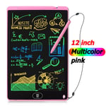 Tablette graphique numérique à écran LCD pour enfants,tableau d'écriture,tablette à dessin,bloc-notes électronique,jouets cadeaux,8.5 pouces,12 pouces - Type Pink 12in color