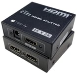 Techly 365818 Hdmi Splitter Splitter, 1X2, 4K 30Hz, Aktiv