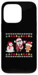 Coque pour iPhone 13 Pro Pull de Noel Christmas Dab Pere Noel Pain D'epice Noel