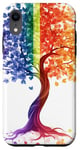 Coque pour iPhone XR Tree Life Rainbow LGBTQ Gay Pride La vie dans les arbres