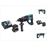 Makita - dhr 202 rt Perforateur sans fil 18 v 2,0 j sds Plus + 2x Batteries 5,0 Ah + Chargeur