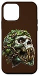 Coque pour iPhone 12 mini Swamp Monster Skeleton Face Graphic Creepy Halloween Skull