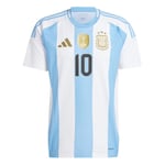 Argentina Hjemmedrakt 2024/25 Messi 10 - adidas, størrelse Small