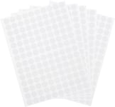 Lot De 5 Feuilles/700 Autocollants Pour Trous De Vis, 12 Mm, Autocollants En Pvc, Anti-Poussière Ronds, Caches De Vis Pour Meubles En Bois, Armoire, Étagère, Blanc