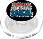 Party In The USA Stars Symboles de paix PopSockets PopGrip pour MagSafe