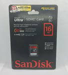 Sandisk 16GB Ultra SDHC UHS-I Class 10 Card 30MB/s (SDSDU-016G-A11)