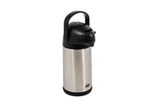 Addis 637301600 PRESIDENT Pichet isotherme à pompe, 3 litres, noir