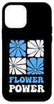 Coque pour iPhone 12 mini Flower power fleurs abstraites rétro vintage groovy floral