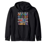 Back To School We Are Like a Box of Crayons Student Unity Zip Hoodie