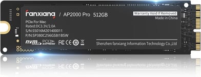 Ssd Nvme Pour Mac 512Go,Lecture Jusqu'À 3500Mb/S Compatible Avec Apple Upgrade Pour Macbook Air,Macbook Pro,Imac,Mac Pro-Ap2000Pro